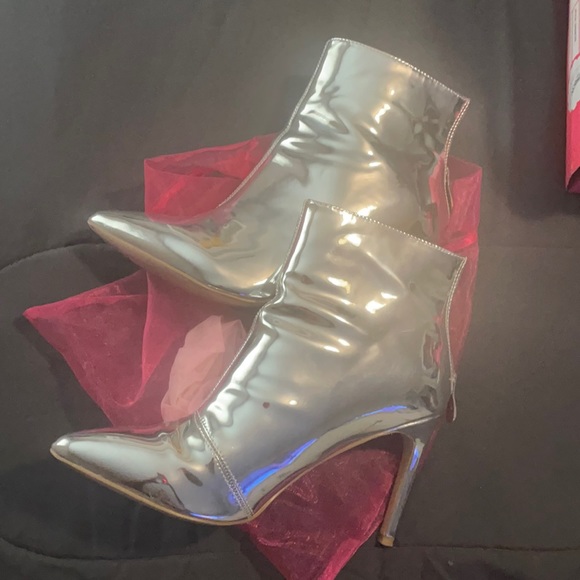 Shoes - Metallic Booties